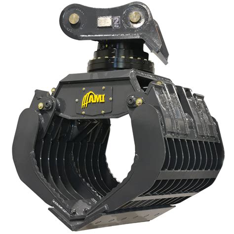 grapples for mini excavators|mini excavator rotating grapple attachment.